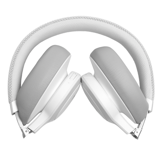 JBL Live 650BTNC - White - Wireless Over-Ear Noise-Cancelling Headphones - Detailshot 8